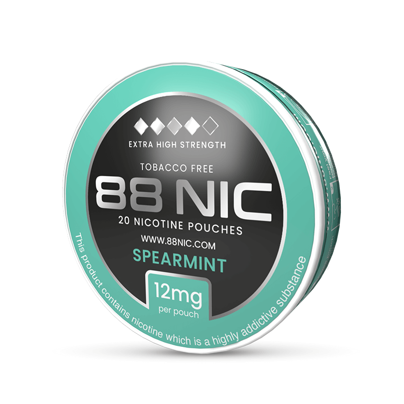 88 Nic Spearmint Nicotine Pouches