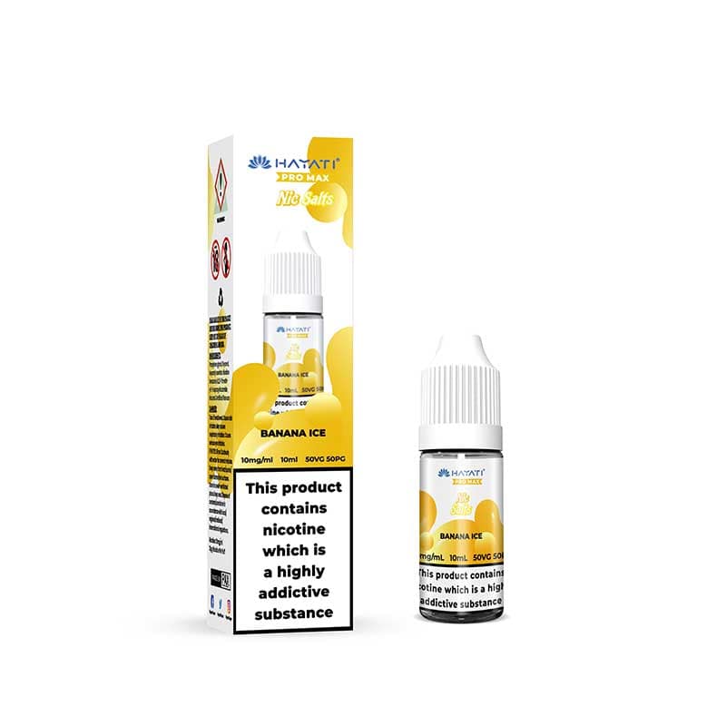 Hayati Pro Max Banana Ice Nic Salt E-Liquid 10ml
