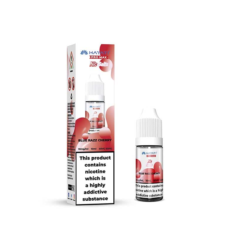 Hayati Pro Max Blue Razz Cherry Nic Salt E-Liquid 10ml