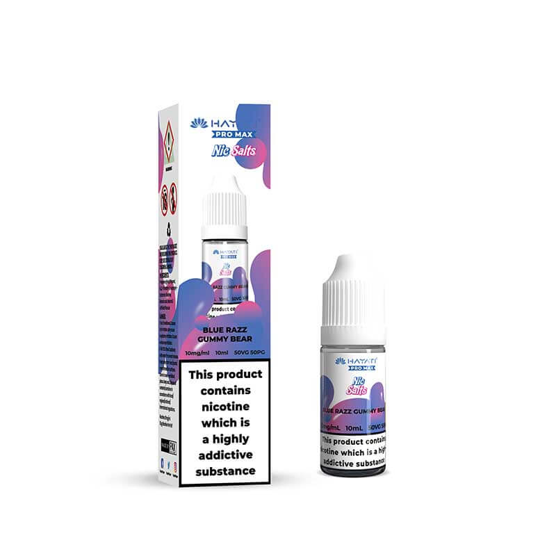 Hayati Pro Max Blue Razz Gummy Bear Nic Salt E-Liquid 10ml