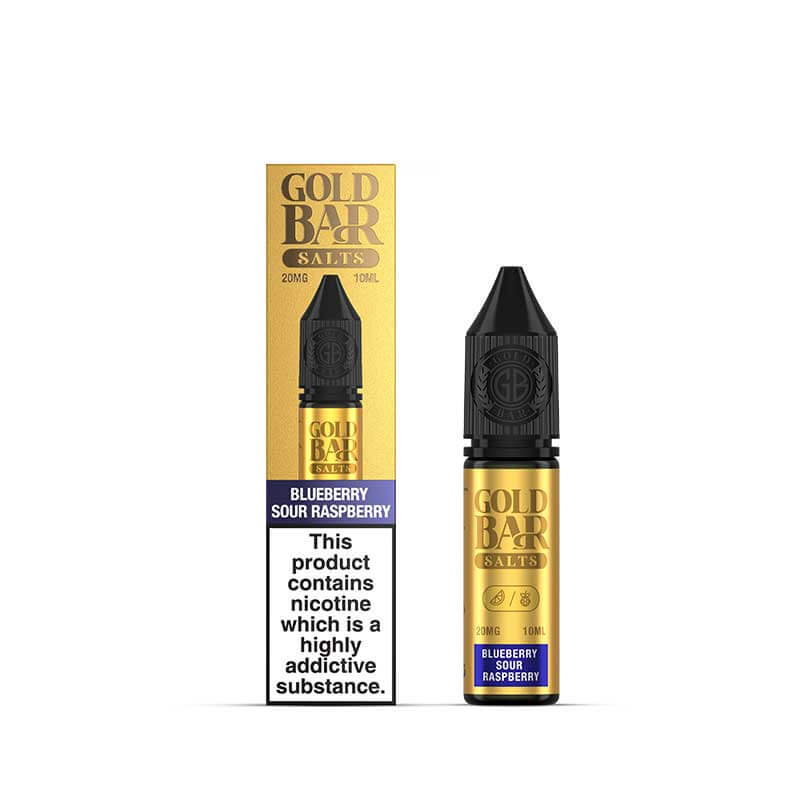 Gold Bar Salts Blueberry Sour Raspberry Nic Salt E-Liquid 10ml