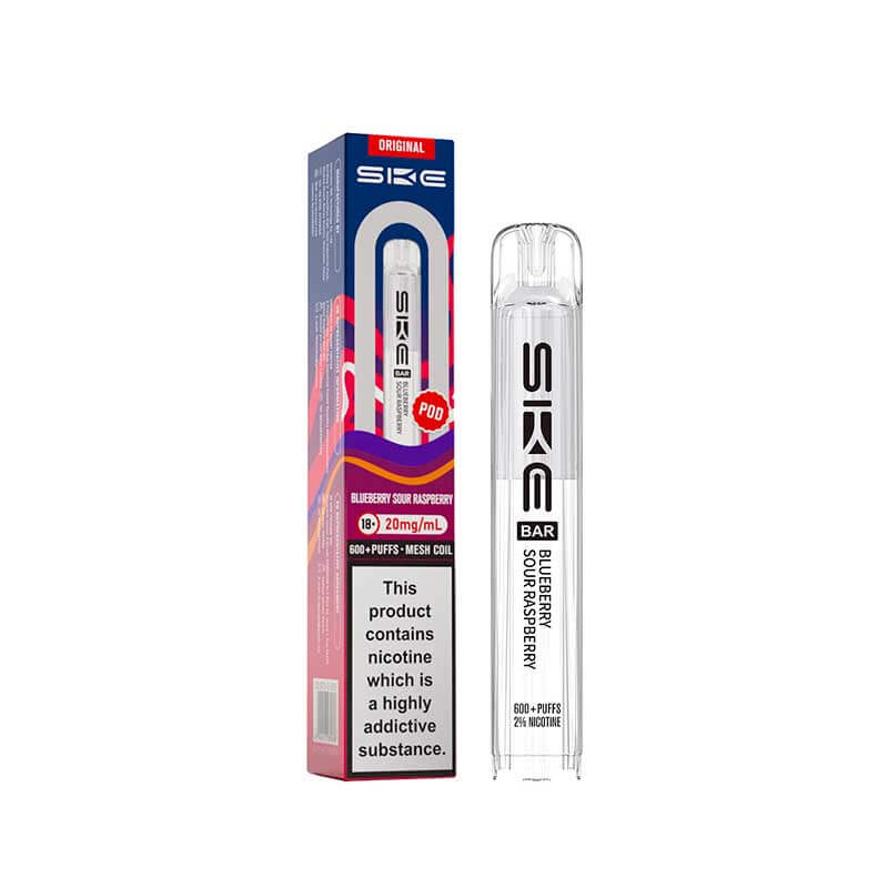 SKE Bar Blueberry Sour Raspberry Prefilled Vape Pod
