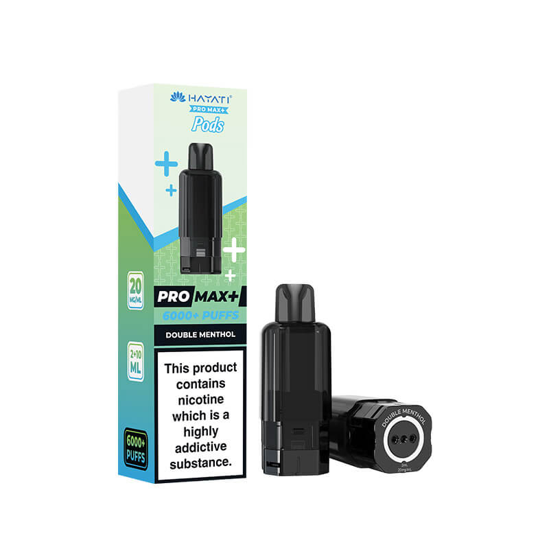 Hayati Pro Max Plus Double Menthol Prefilled Pod + Refill
