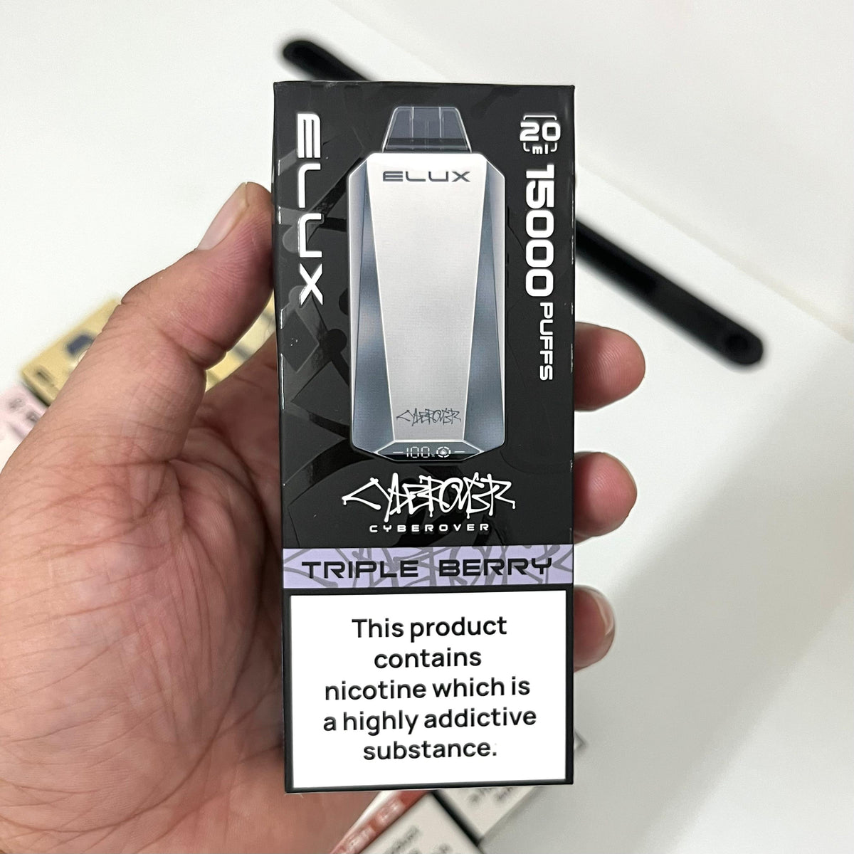 Elux Cyberover Stainless Steel - 15,000 Puffs