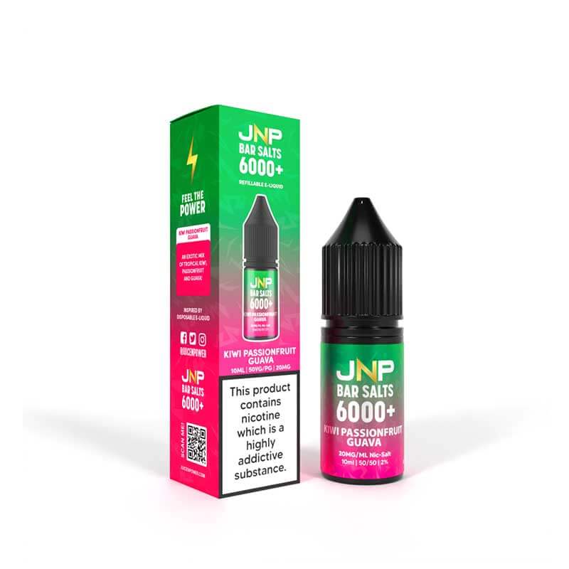 Juice N Power Bar Salts 6000+ Kiwi Passionfruit Guava 10ml E-Liquid