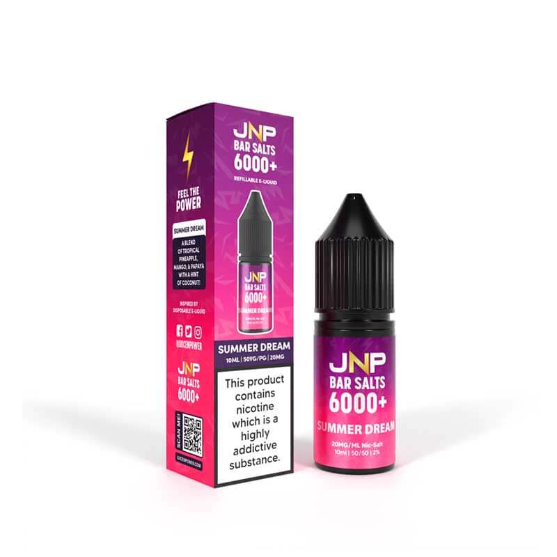 Juice N Power Bar Salts 6000+ Summer Dream 10ml E-Liquid