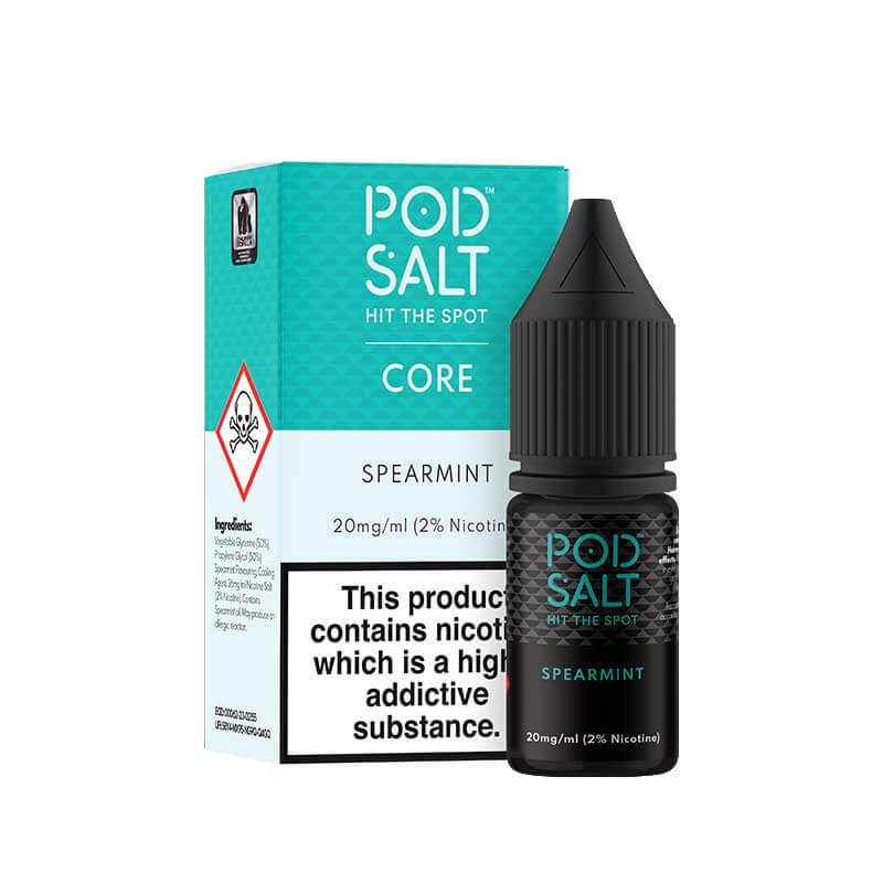 Pod Salt Core Spearmint 10ml Nic Salt E-Liquid