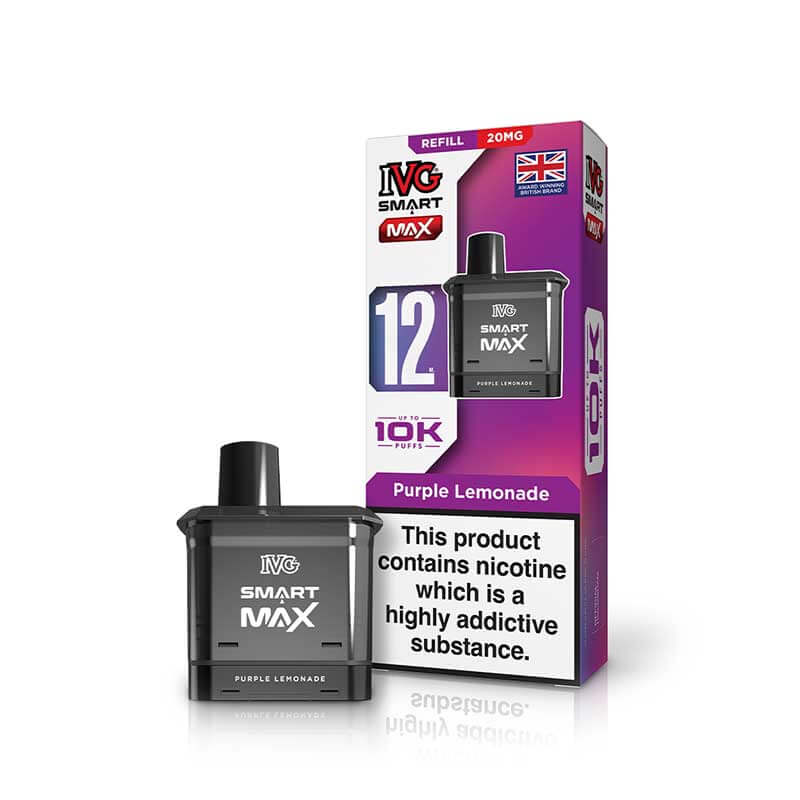 IVG Smart Max Purple Lemonade Prefilled Vape Pod + Refill