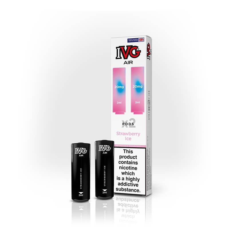 IVG Air Strawberry Ice Prefilled Vape Pods - 20mg