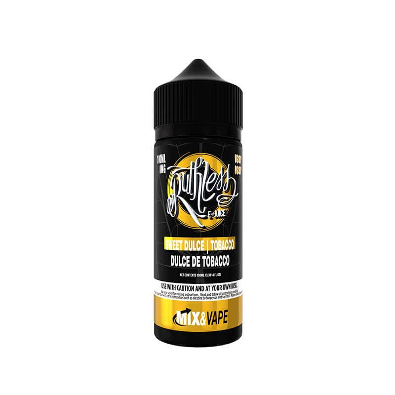 Ruthless Dulce De Tobacco Shortfill 100ml E-Liquid