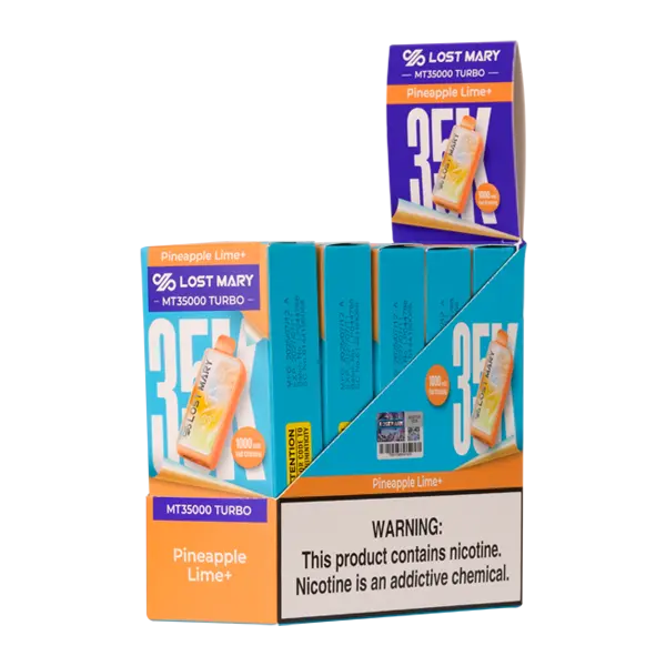 BUY 1 GET 1 FREE Pineapple Lime Lost Mary MT35K Turbo | Vape Amazon India Lost Mary