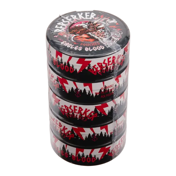 BUY 1 GET 1 FREE Eagle's Blood BERSERKER Caffeine Pouches | Vape Amazon India Berserker