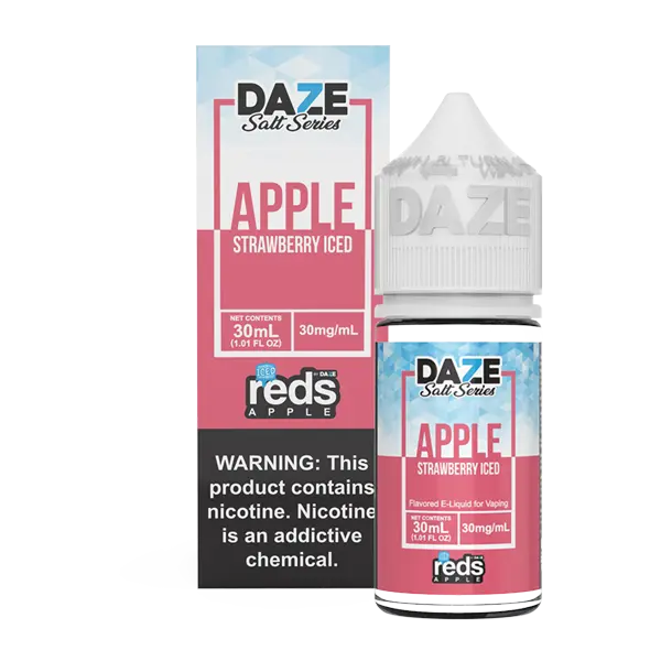BUY 1 GET 1 FREE Reds Apple Strawberry Iced Salts | Vape Amazon India Reds by 7DAZE