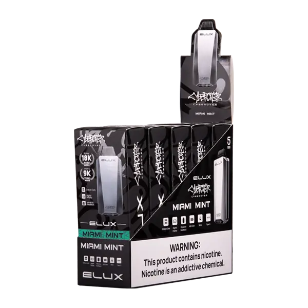 BUY 1 GET 1 FREE Miami Mint ELUX Cyberover | Vape Amazon India ELUX