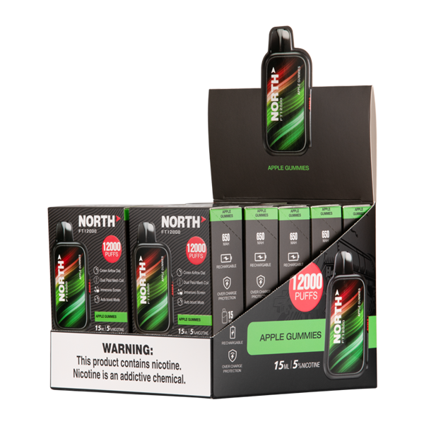 BUY 1 GET 1 FREE Apple Gummies North FT12000 | Vape Amazon India - Vape Amazon India