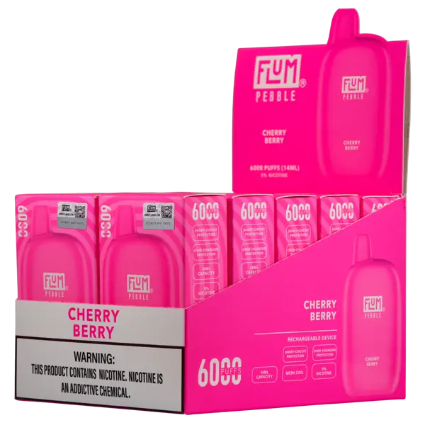 BUY 1 GET 1 FREE Cherry Berry FLUM Pebble | Vape Amazon India Flum