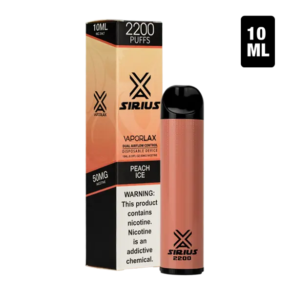 BUY 1 GET 1 FREE Peach Ice by Sirius | Vape Amazon India VaporLax