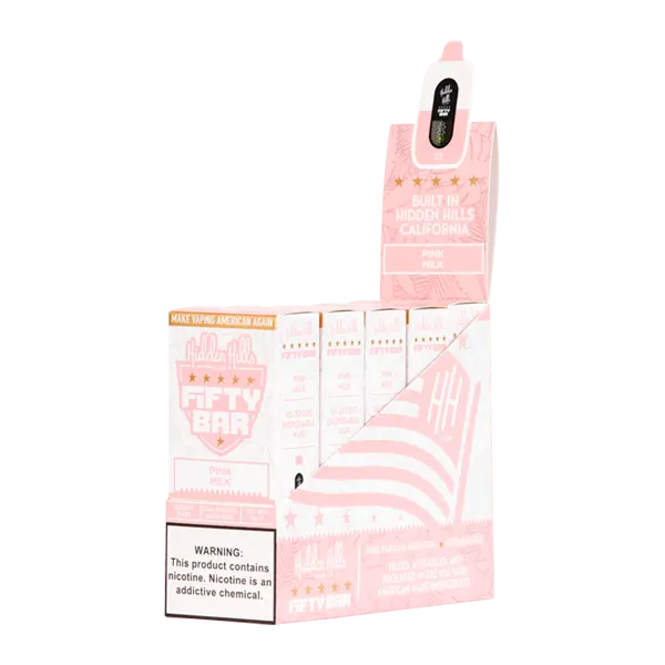 BUY 1 GET 1 FREE Pink Milk Hidden Hills X Fifty Bar | Vape Amazon India Hidden Hills Club