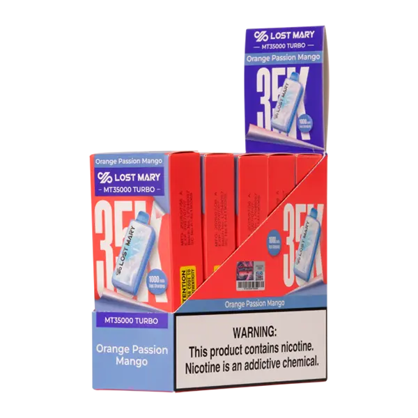 BUY 1 GET 1 FREE Orange Passion Mango Lost Mary MT35K Turbo | Vape Amazon India Lost Mary