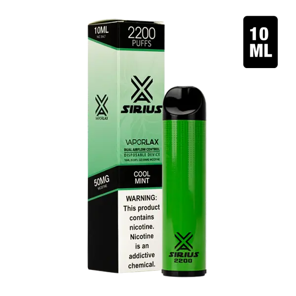 BUY 1 GET 1 FREE Cool Mint by Sirius | Vape Amazon India VaporLax