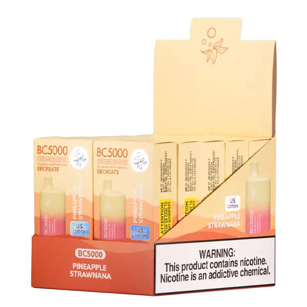 BUY 1 GET 1 FREE Pineapple Strawnana BC5000 | Vape Amazon India EBCREATE