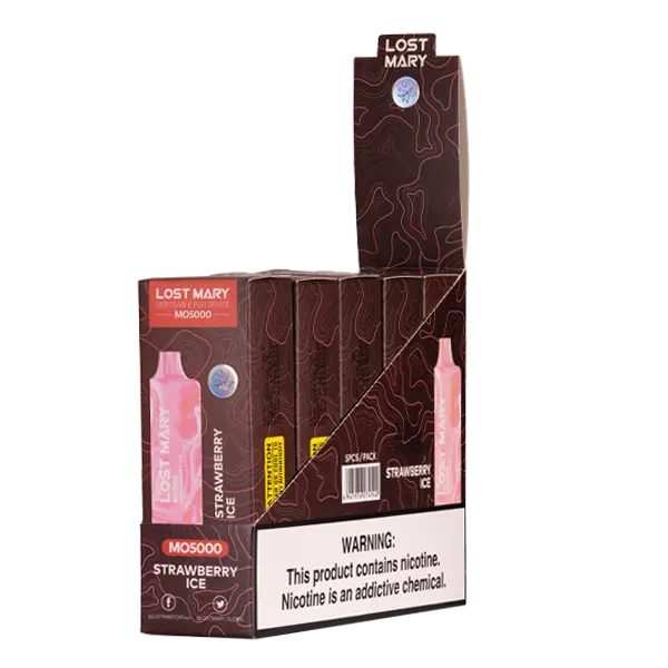 BUY 1 GET 1 FREE Strawberry Ice Lost Mary MO5000 | Vape Amazon India Lost Mary