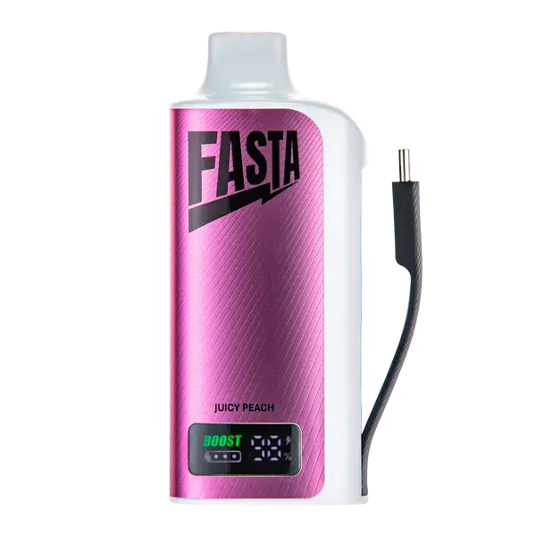 BUY 1 GET 1 FREE Juicy Peach FASTA PLUGIN 18000 | Vape Amazon India FASTA