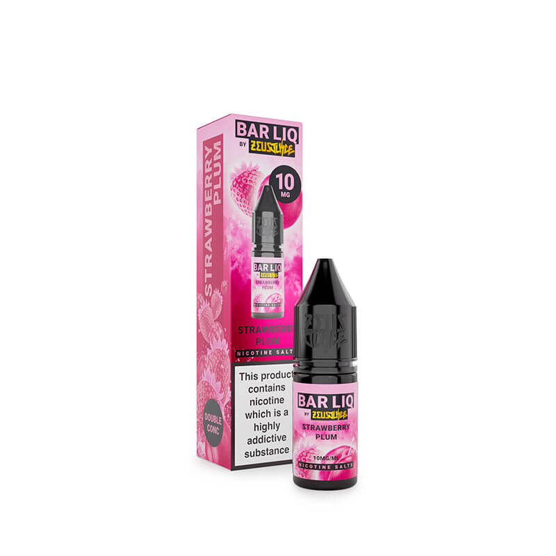 Zeus Juice Bar Liq Strawberry Plum Nic Salt E-Liquid 10ml