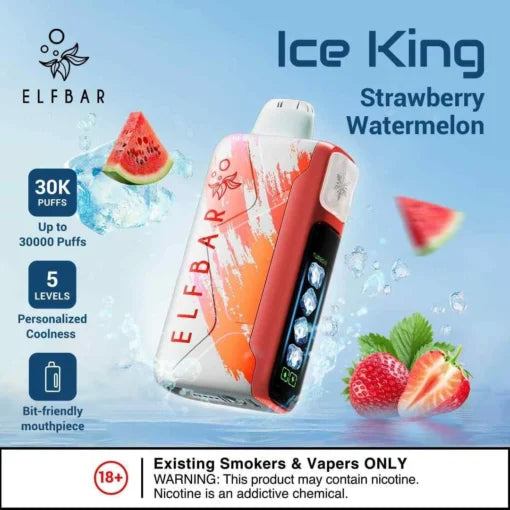 Elf Bar Ice King – Strawberry Watermelon – 30K - Vape Shop Noida