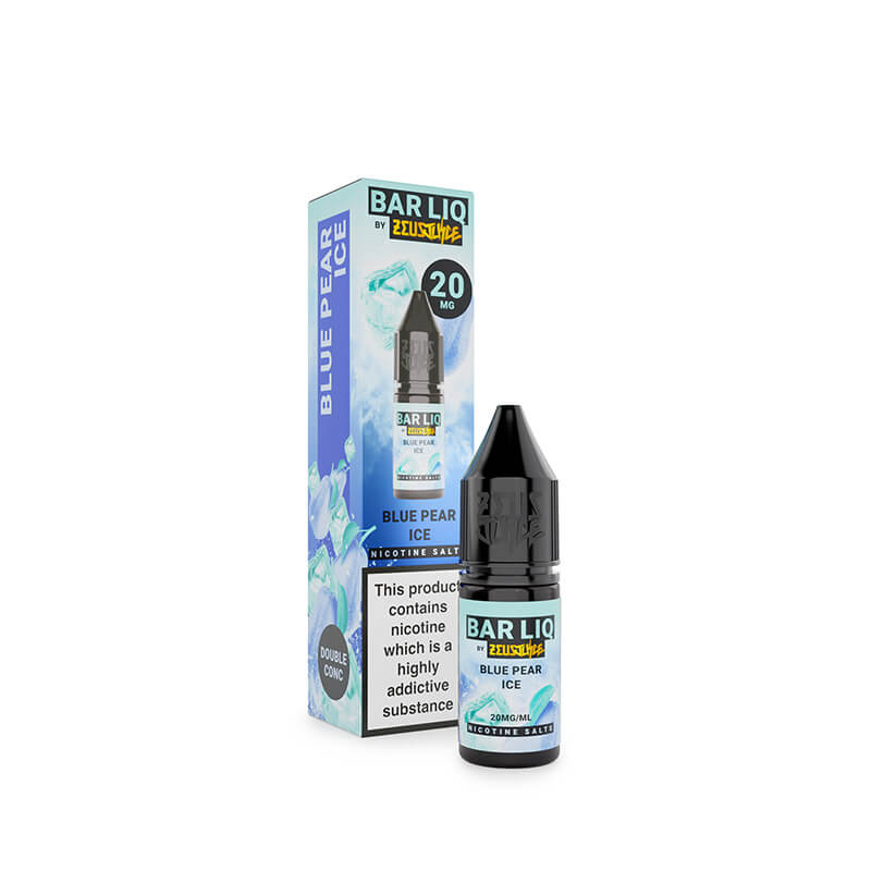 Zeus Juice Bar Liq  Blue Pear Ice Nic Salt E-Liquid 10ml
