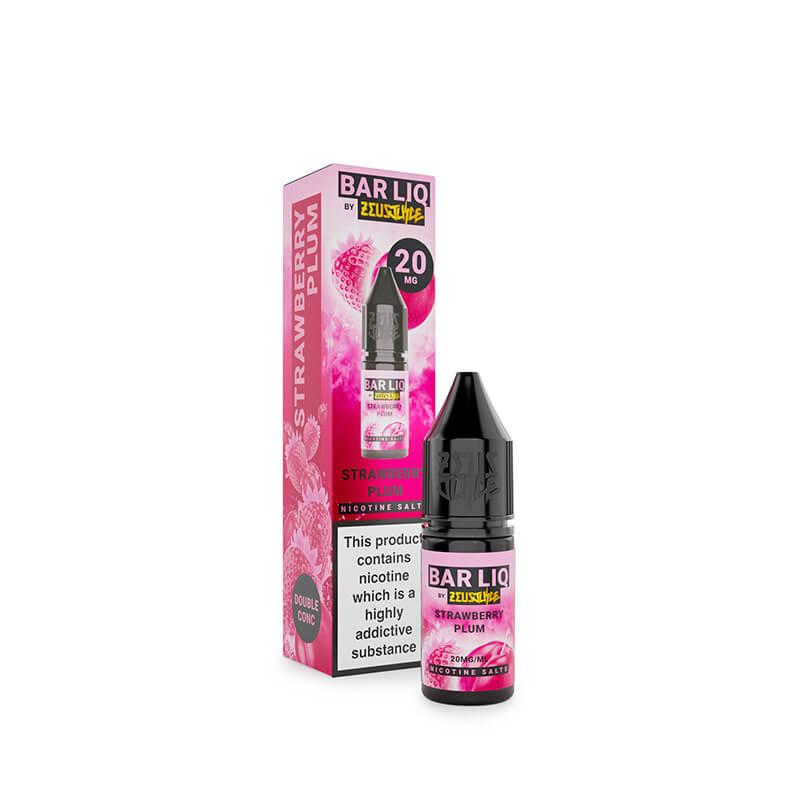 Zeus Juice Bar Liq Strawberry Plum Nic Salt E-Liquid 10ml