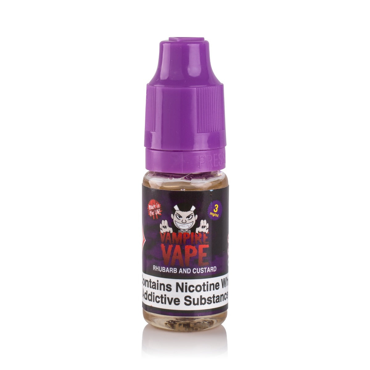 Vampire Vape Rhubarb and Custard E-Liquid 10ml