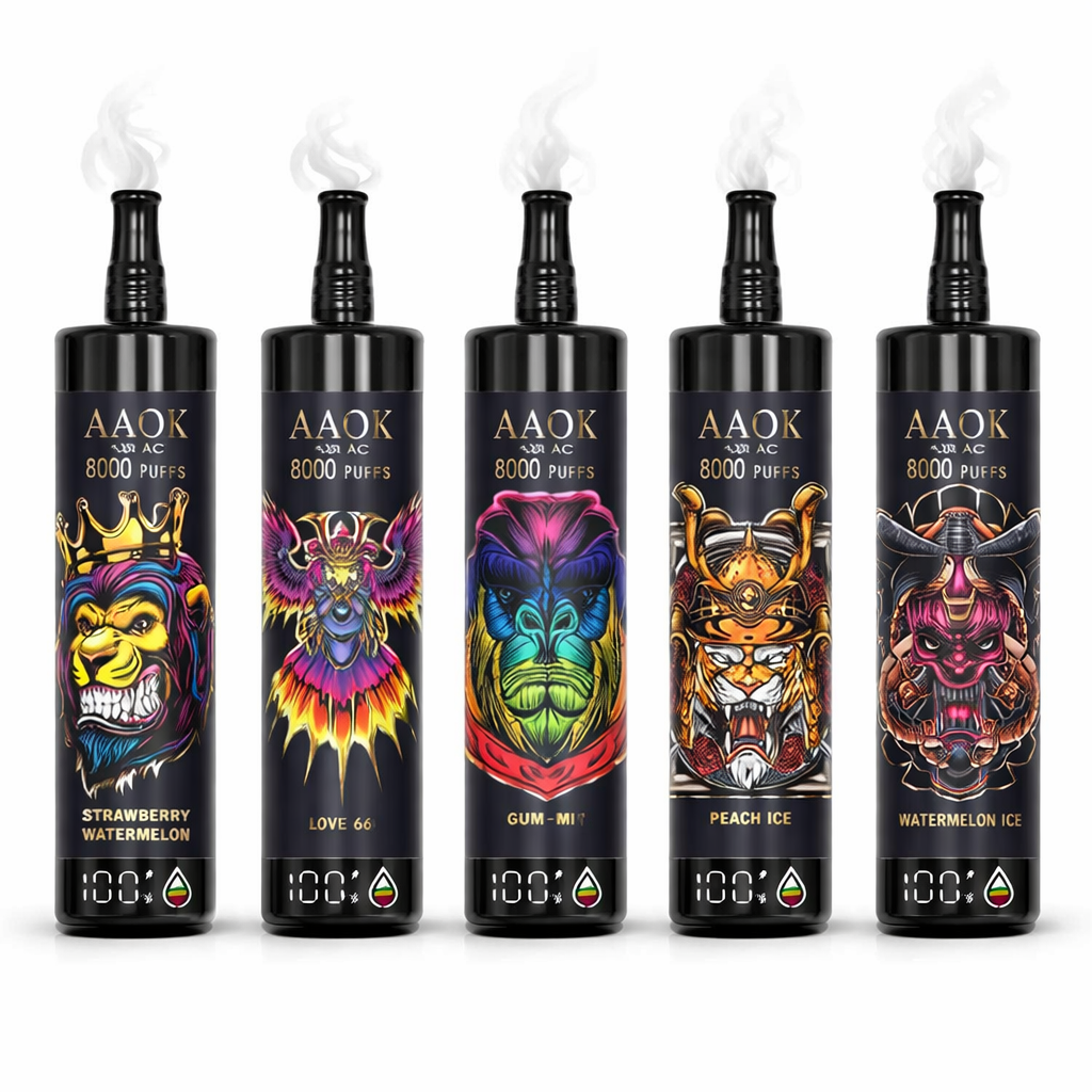 AAOK AK80000 Disposable Vape – 80,000 Puffs Rechargeable Mesh Coil Smart Display Vape
