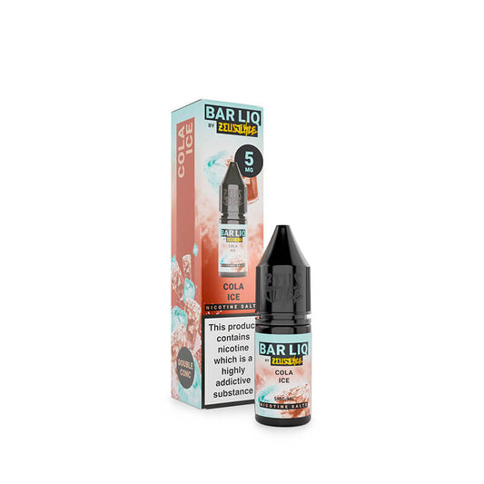 Zeus Juice Bar Liq Cola Ice Nic Salt E-Liquid 10ml