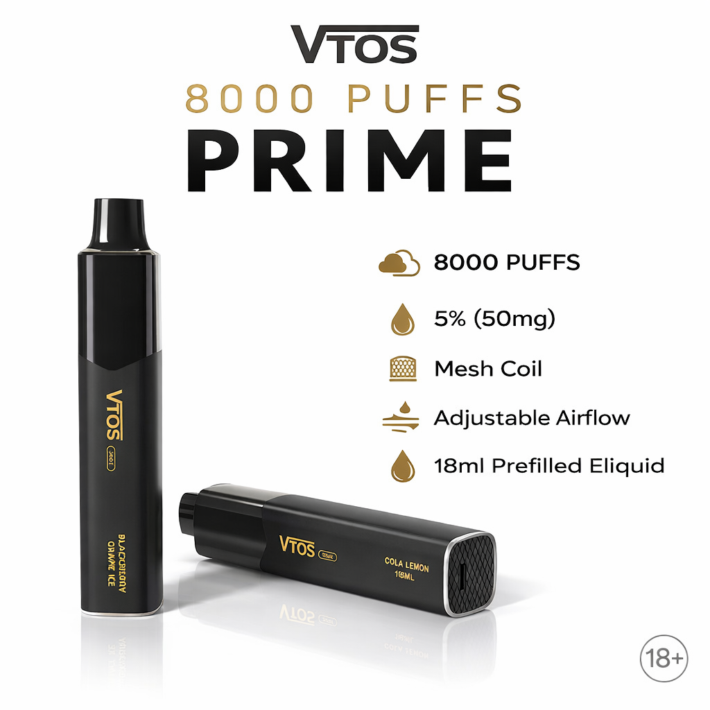 VTOS PRIME 8000 Puffs ( NOT FOR SALE )