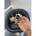 SE HUB Generation 15 Smart Watch Diamod Belt,Touchscreen Display with Call Notification and with Step Counter Gold Edition Wireless Charger