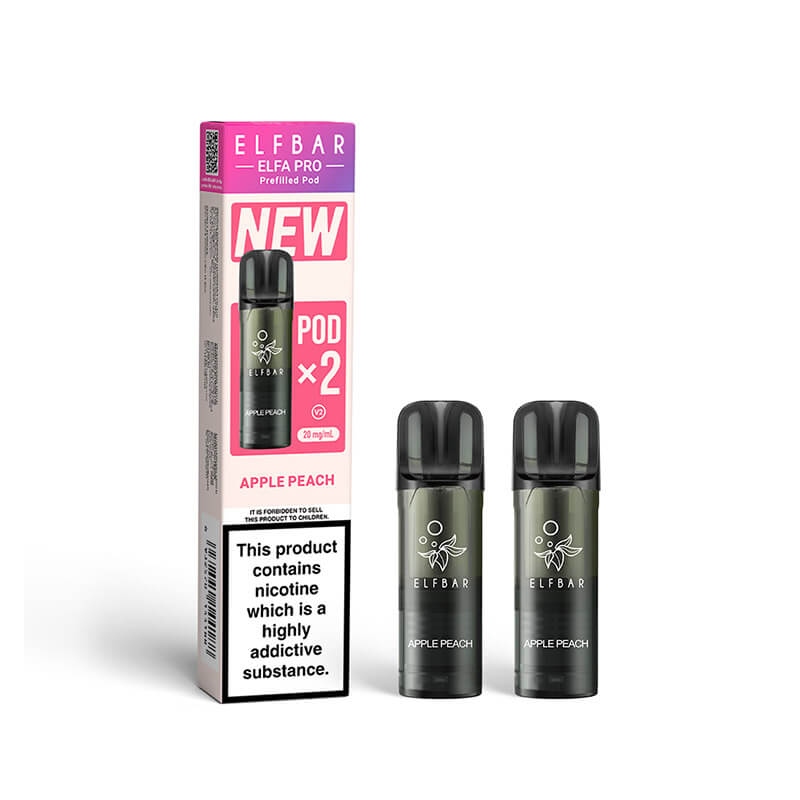 Elf Bar Elfa Pro Apple Peach Prefilled Pod 20mg - 2 Pack