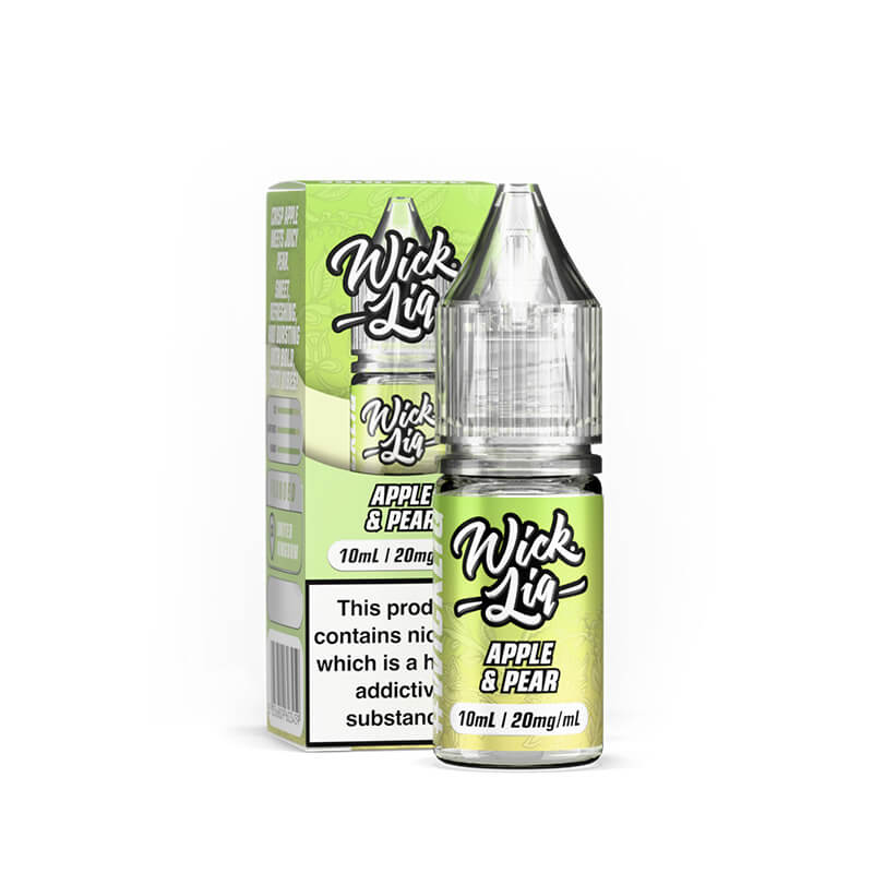 Wick Liq Bar Juice Apple & Pear 10ml Nic Salts E-Liquid