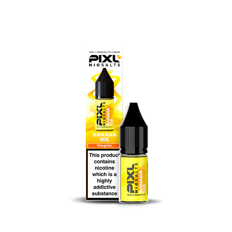 PIXL Nic Salts Banana Ice  10ml E-Liquid