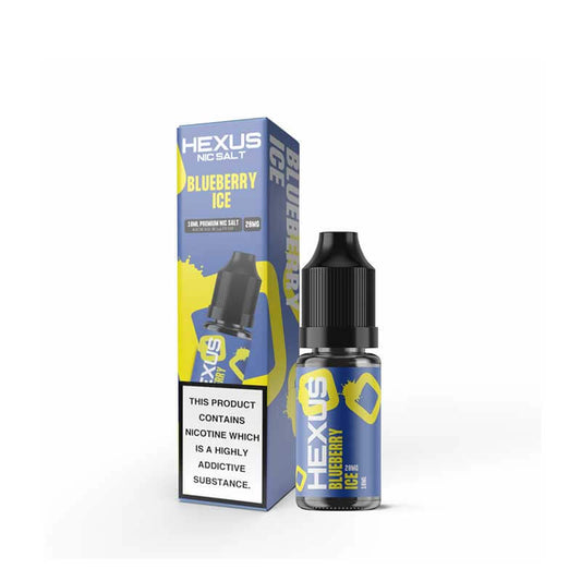 Hexus Salts Blueberry Ice Nic Salt E-Liquid 10ml