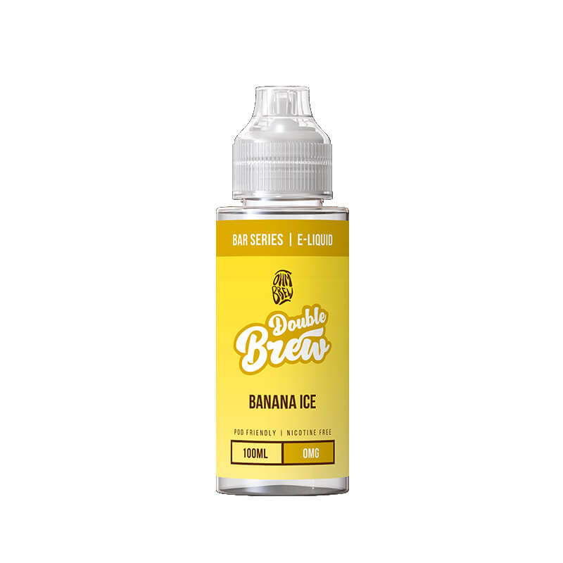 Ohm Brew Double Brew Banana Ice 100ml Shortfill