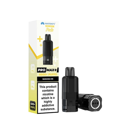 Hayati Pro Max Plus Banana Ice Prefilled Pod + Refill