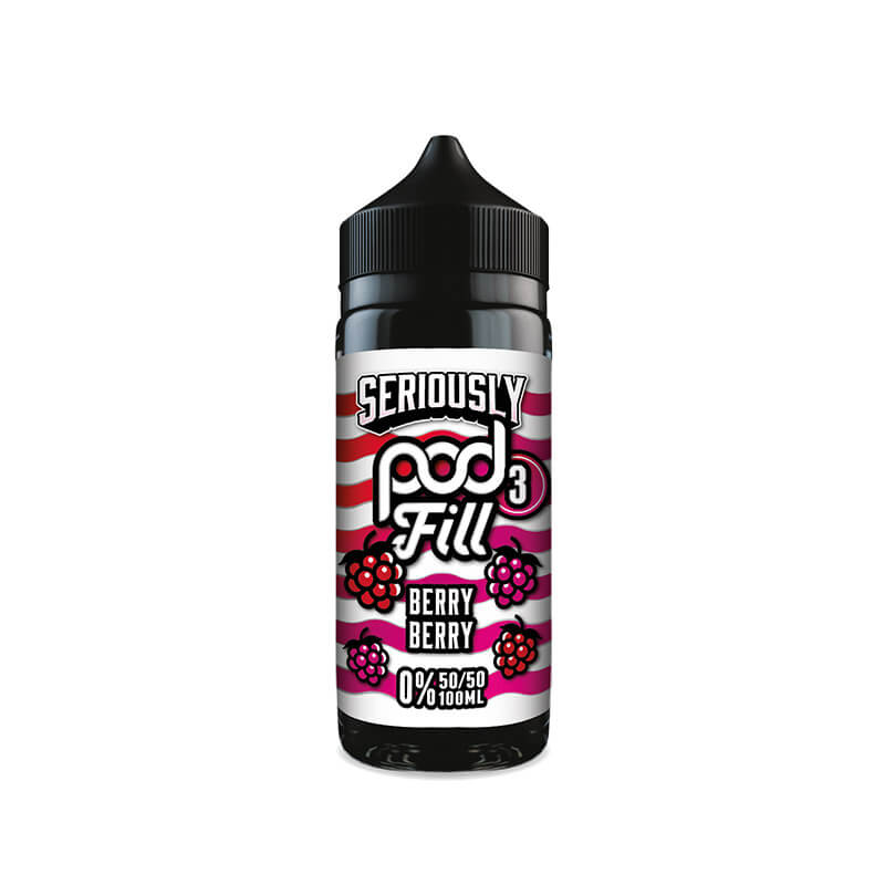 Doozy Vape Co Seriously Pod Fill 3 Berry Berry 100ml Shortfill E-Liquid
