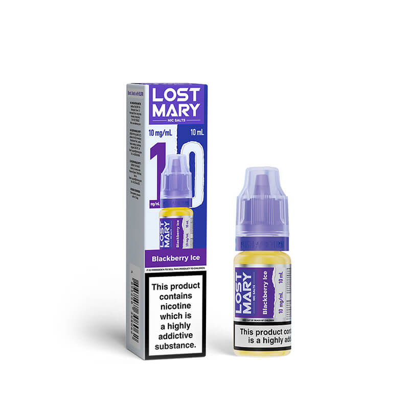 Lost Mary Blackberry Ice 10ml Nic Salts E-Liquid