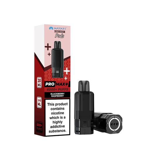 Hayati Pro Max Plus Blackberry Raspberry Prefilled Pod + Refill