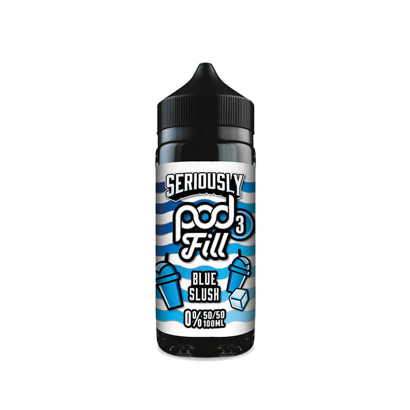 Doozy Vape Co Seriously Pod Fill 3 Blue Slush 100ml Shortfill E-Liquid