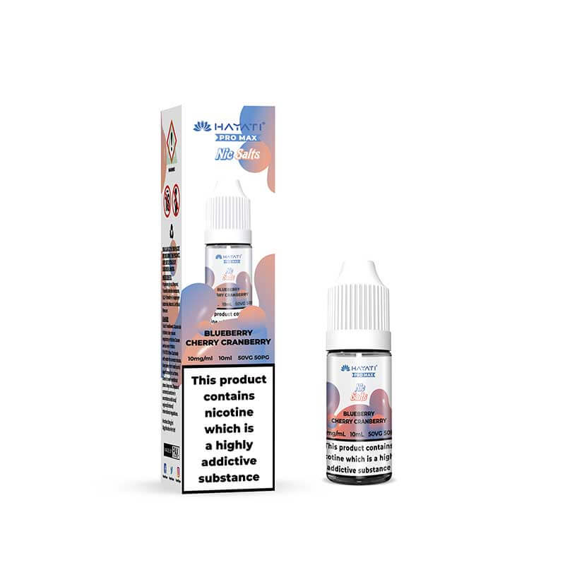 Hayati Pro Max Blueberry Cherry Cranberry Nic Salt E-Liquid 10ml