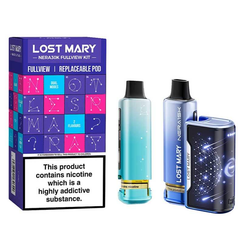 Lost Mary Nera30k Fullview Prefilled Pod Vape Kit