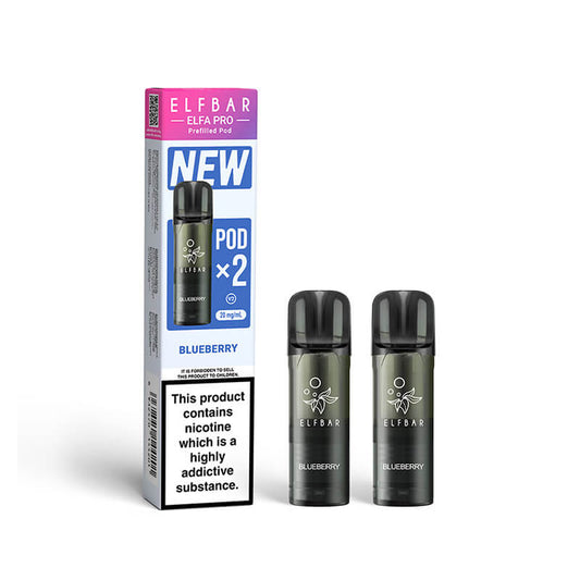 Elf Bar Elfa Pro Blueberry Prefilled Pod 20mg - 2 Pack