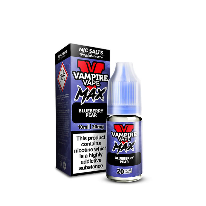 Vampire Vape MAX Blueberry Pear Nic Salt E-Liquid 10ml